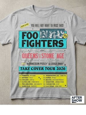 Foo Fighters Take Cover Tour 2026