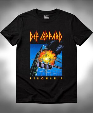Playera Def Leppard - Pyromania - Clásico del Hard Rock Británico