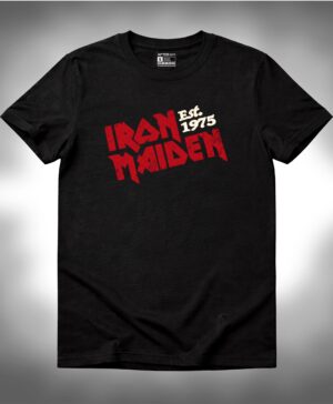 Playera Iron Maiden Est. 1975 Vintage Logo